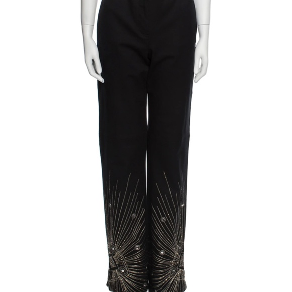St John Eve. Stretch Embellished Pants SZ 10